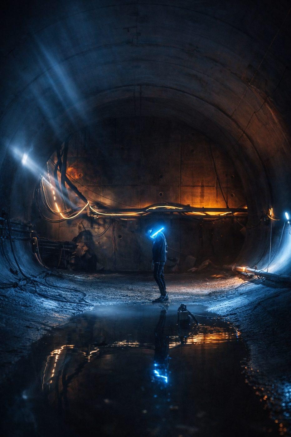 Néon Bleu — Reflet