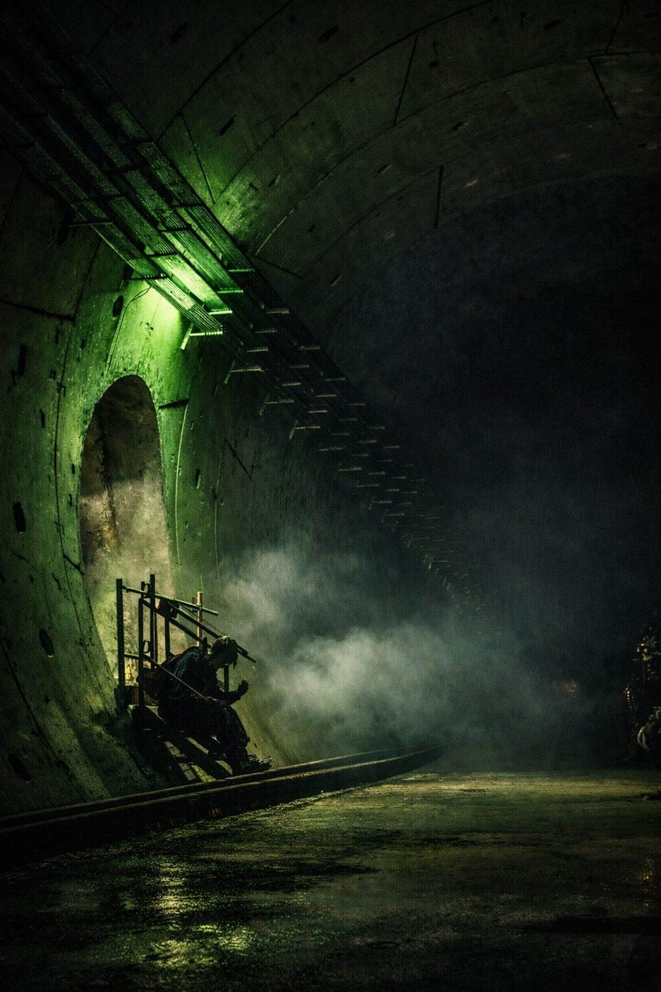 Tunnel Vert — Fumée